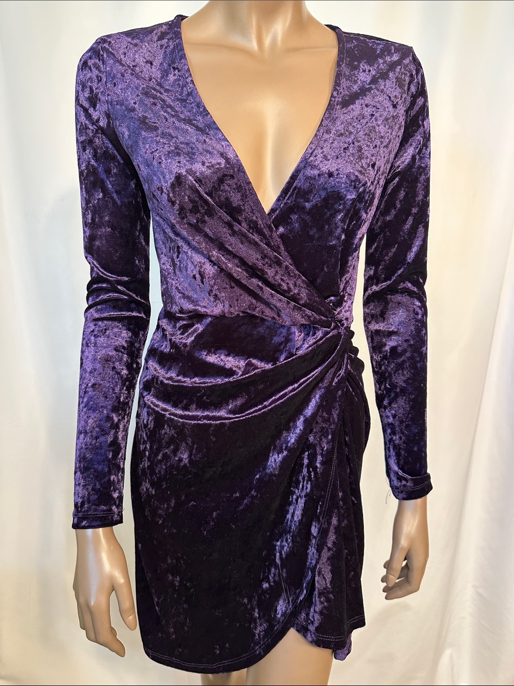 Mango Faux Wrap Dress